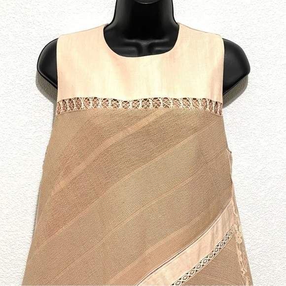 Collectiva Concepcion Woman Classy Peach Lace Dress Size 8 - Picture 2 of 16